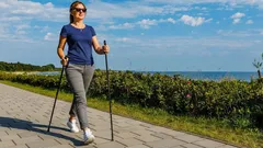 Geheimen van calorieverbranding en fit blijven met nordic walking