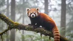 Maak kennis met de rode panda, ook wel vuurvos genoemd