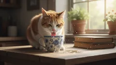 Zo voorkom je dat je kat uit jouw mok of glas drinkt