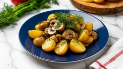 Gezond en vullend: aardappelen met champignons voor een snelle doordeweekse maaltijd