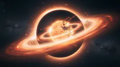 Supersnelle groei: het zwarte gat dat tot 3.000 zonnen per jaar verslindt